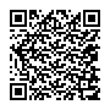 QR-koodi puhelinnumerolle +12078717076