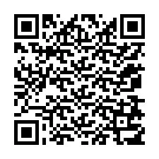 QR Code สำหรับหมายเลขโทรศัพท์ +12078717084