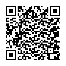 QR-Code für Telefonnummer +12078720172