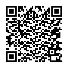 Código QR para número de teléfono +12078720173