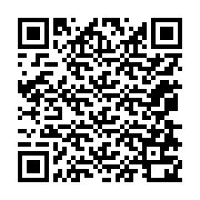 QR-koodi puhelinnumerolle +12078720175