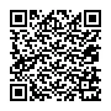 QR код за телефонен номер +12078721143