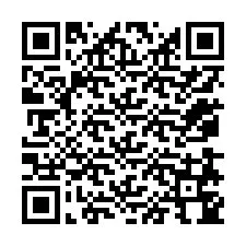 Kode QR untuk nomor Telepon +12078744009