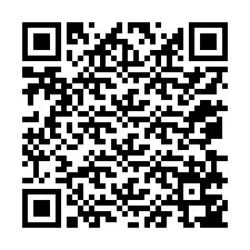 QR Code สำหรับหมายเลขโทรศัพท์ +12079747628