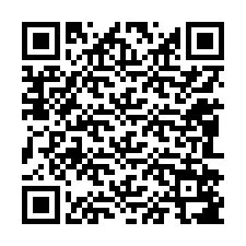 QR-Code für Telefonnummer +12082587456