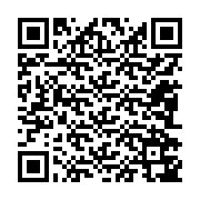 Código QR para número de teléfono +12082747637