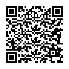 QR-Code für Telefonnummer +12082838423