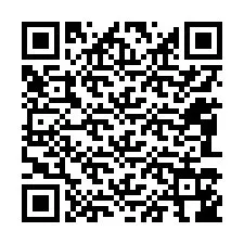 Código QR para número de teléfono +12083146443