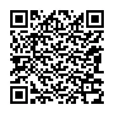 Kode QR untuk nomor Telepon +12083334344