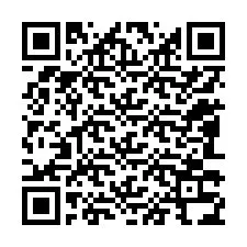 Kode QR untuk nomor Telepon +12083334348