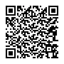 Código QR para número de telefone +12083564403