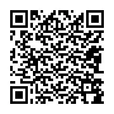 Código QR para número de telefone +12083584637