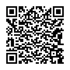 Código QR para número de teléfono +12083589335