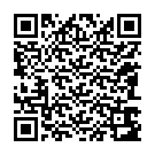 Código QR para número de teléfono +12083683818