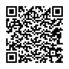 QR-код для номера телефона +12083754417