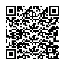 QR-koodi puhelinnumerolle +12083871304