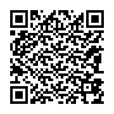Codice QR per il numero di telefono +12083874121