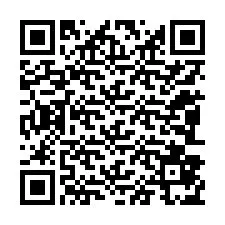 QR-код для номера телефона +12083875734