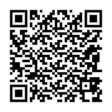 Código QR para número de teléfono +12083878875