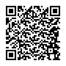 Código QR para número de teléfono +12084064576