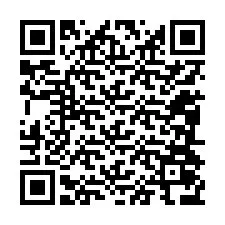 Código QR para número de teléfono +12084076373