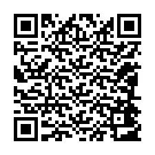 QR-koodi puhelinnumerolle +12084403939