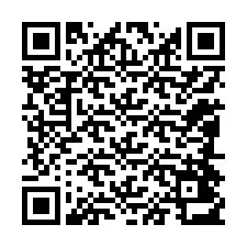 Código QR para número de teléfono +12084413689