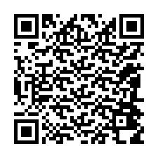 Código QR para número de teléfono +12084418359