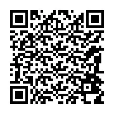 Código QR para número de teléfono +12084418751