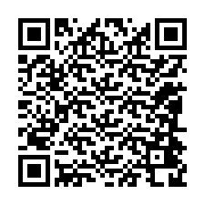 Código QR para número de teléfono +12084428179