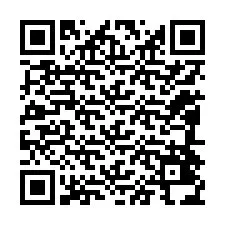 QR-koodi puhelinnumerolle +12084434609