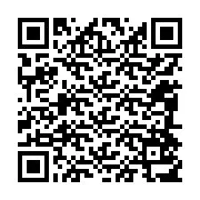 Código QR para número de teléfono +12084517643