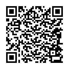 Código QR para número de teléfono +12084533946