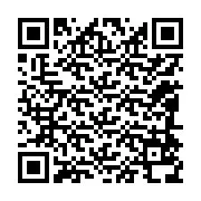 QR-koodi puhelinnumerolle +12084538419