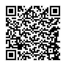 QR-koodi puhelinnumerolle +12084547358