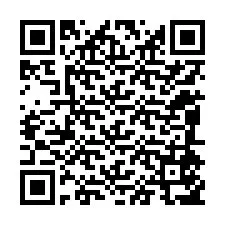 Código QR para número de teléfono +12084557844