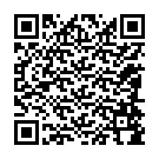 Código QR para número de telefone +12084584589