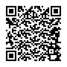 QR-code voor telefoonnummer +12084590437