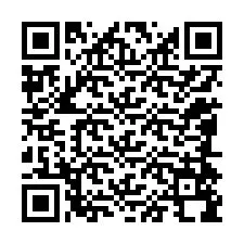 QR-Code für Telefonnummer +12084598488