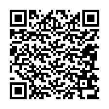 Código QR para número de teléfono +12085636577