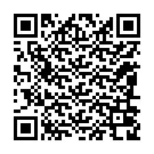 Kode QR untuk nomor Telepon +12086028091