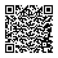 Kode QR untuk nomor Telepon +12086028748