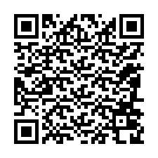 Código QR para número de teléfono +12086028749