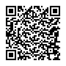 Kode QR untuk nomor Telepon +12086074345