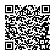 QR-koodi puhelinnumerolle +12086161532