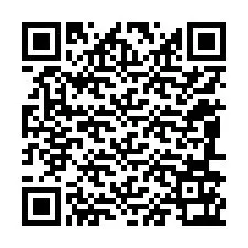 QR-koodi puhelinnumerolle +12086163314