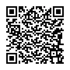 Código QR para número de teléfono +12086164624