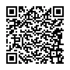 Código QR para número de teléfono +12086164876