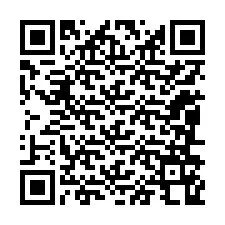 QR-koodi puhelinnumerolle +12086168675