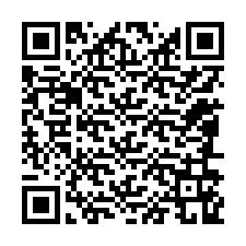 QR-koodi puhelinnumerolle +12086169089